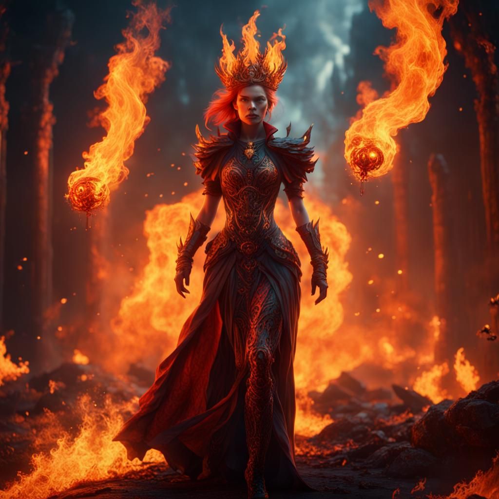 Through fire