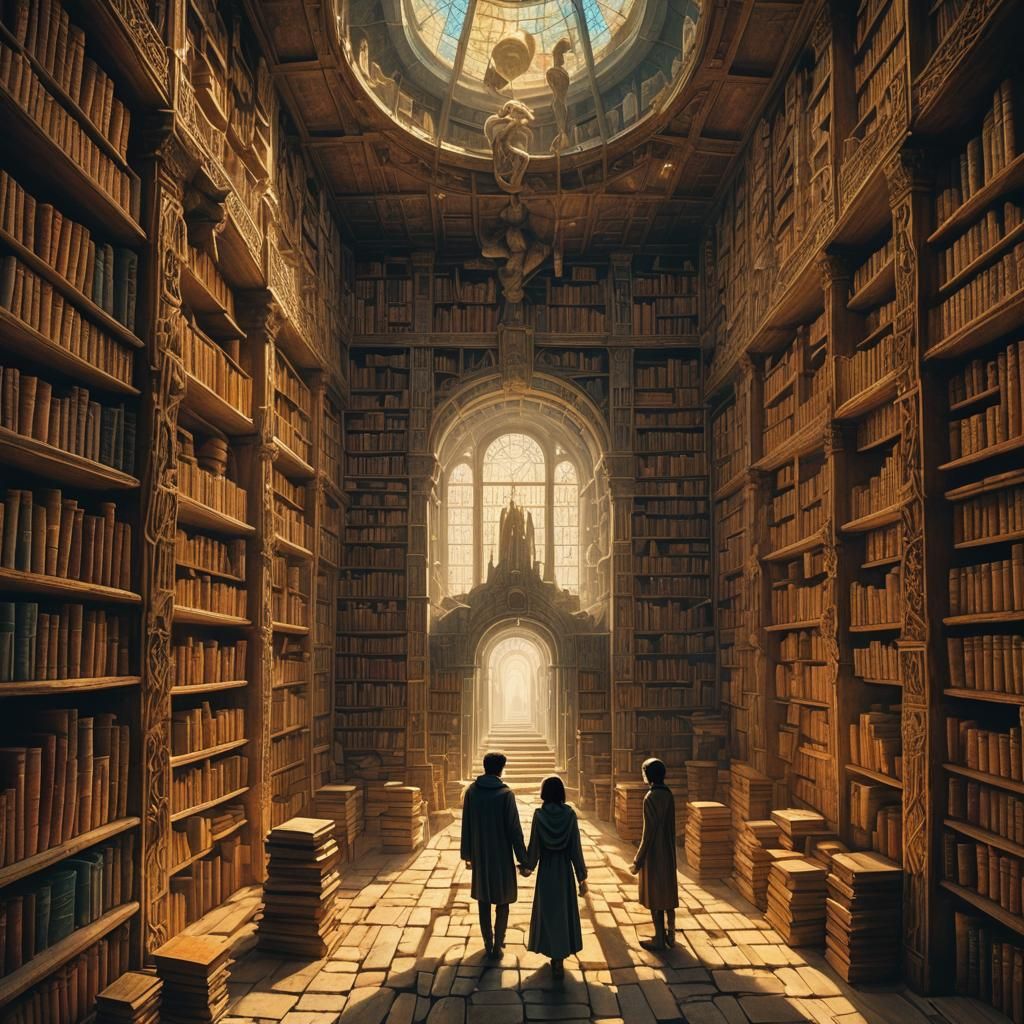Labyrinth library's end