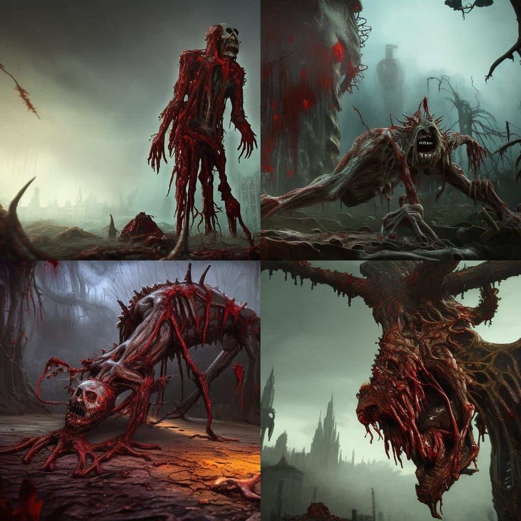 rotting zombie body in spawn