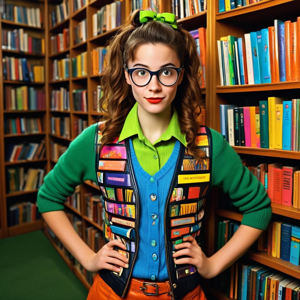 The cool librarian from 1995  by @7starDud3