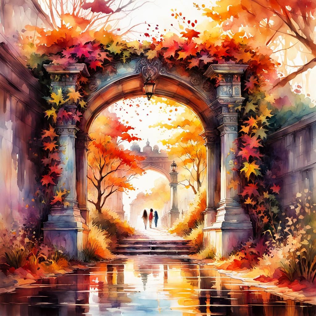 Autumn Archway  by @Callan_Moe