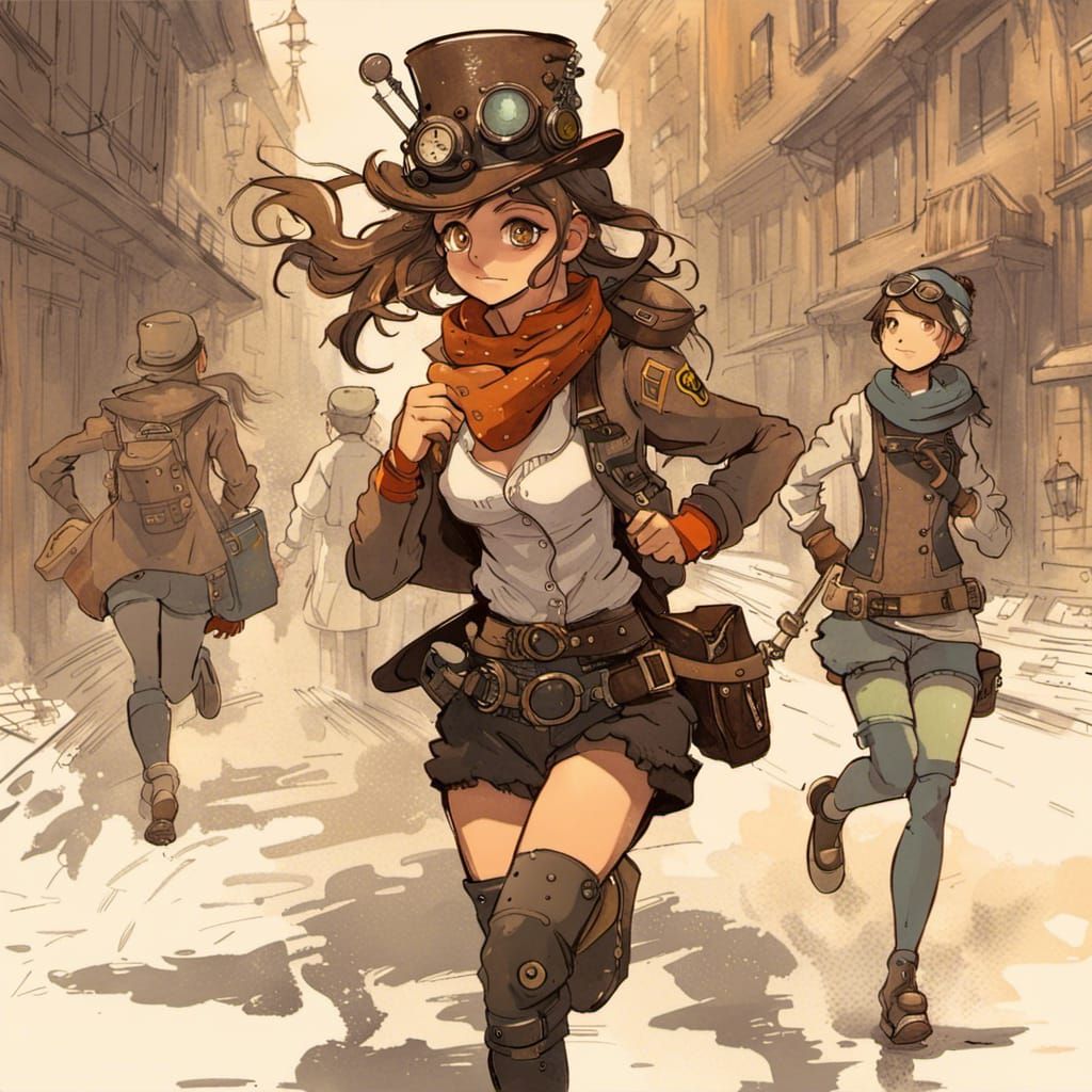 Steampunk jogger