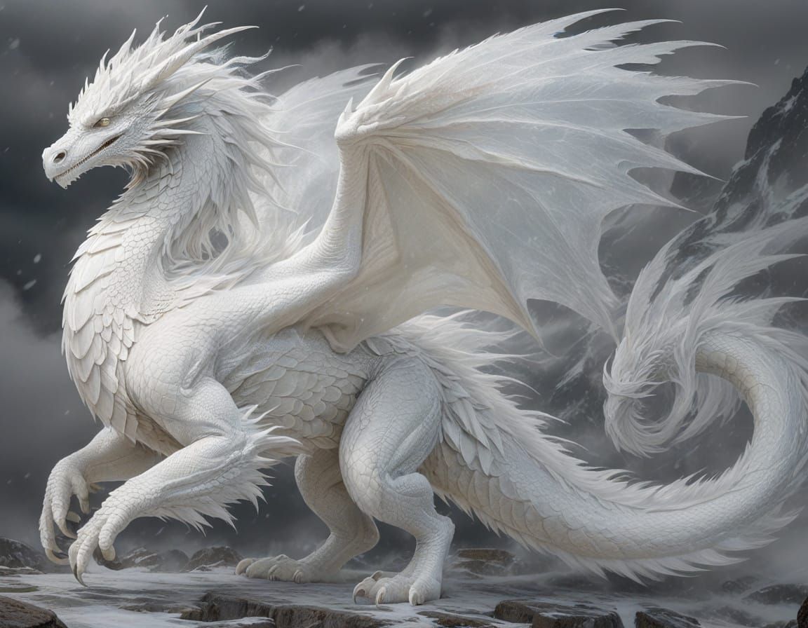 Himalayan Cloud Dragon (Draconis himalayensis)  by @Galaxy Gal