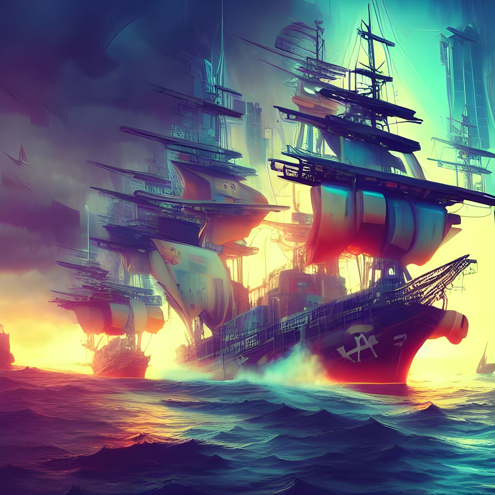 Unleash The Gunships Of MegaCity X undefined