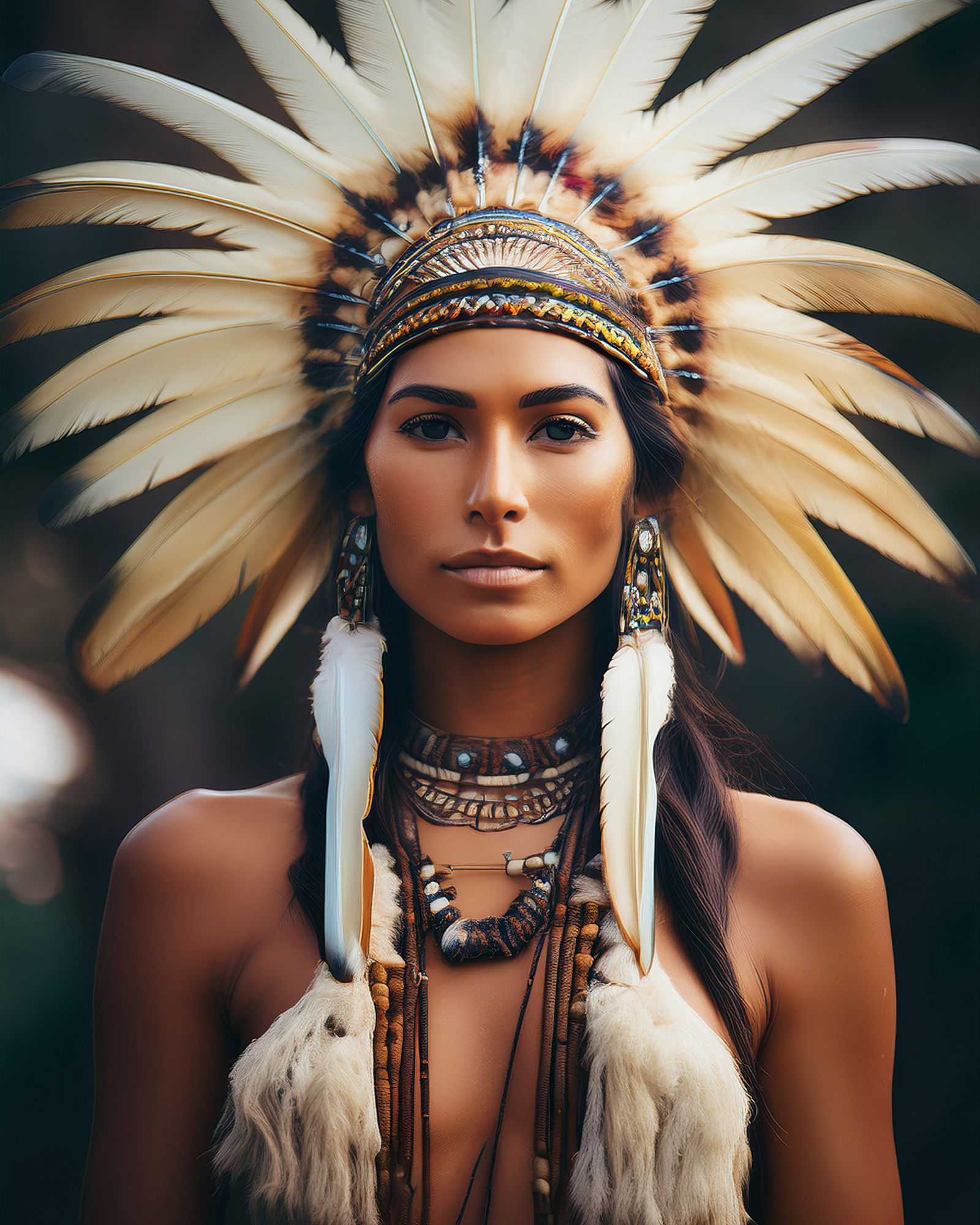 A breathtaking, high-resolution digital portrait