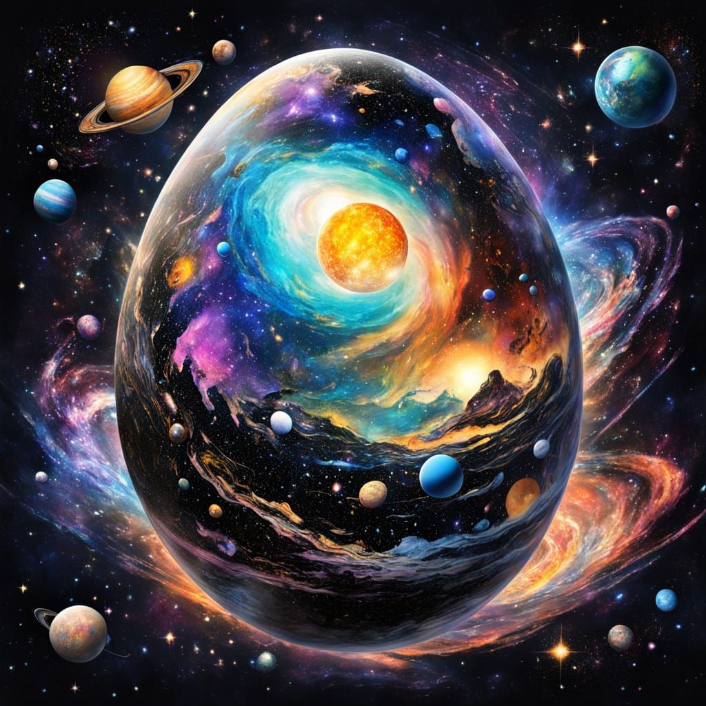 Cosmic Easter Egg  by @Trekker