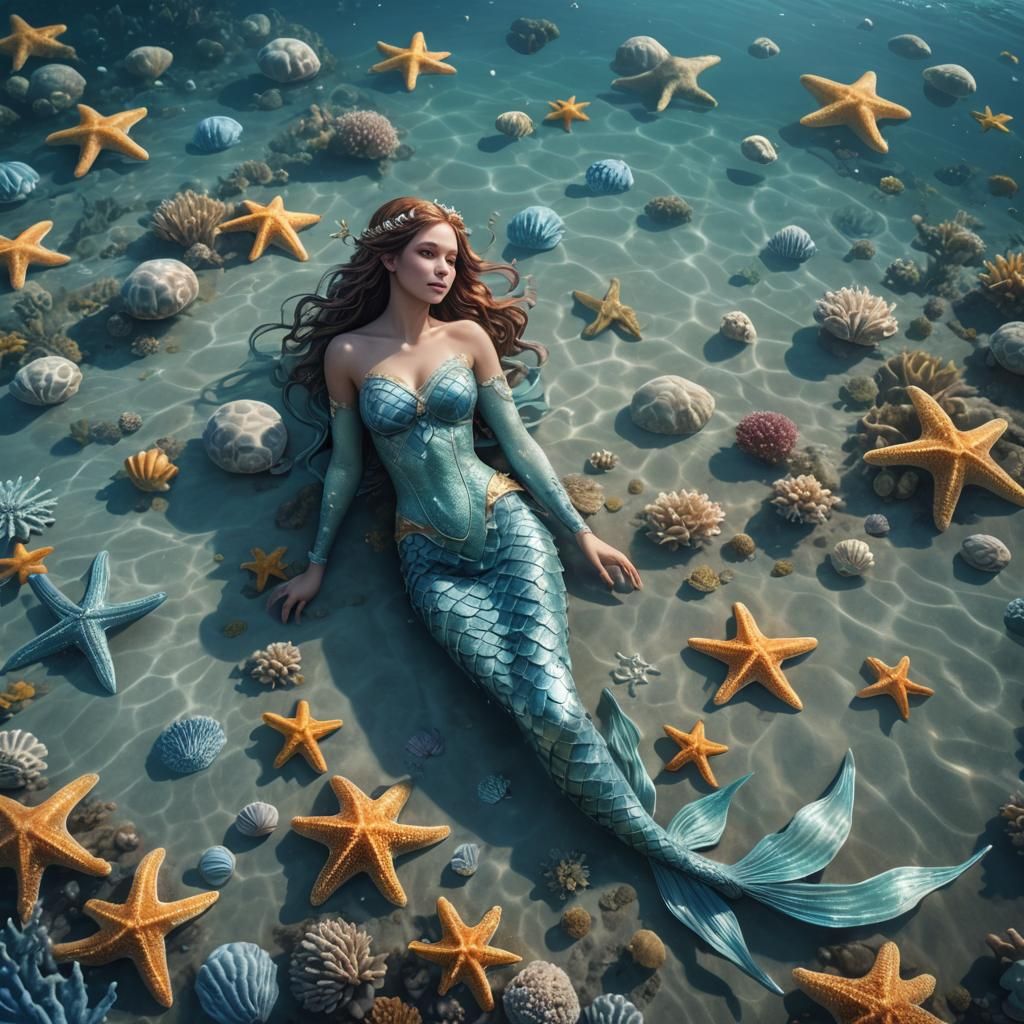 Arielle the mermaid - AI Generated Artwork - NightCafe Creator