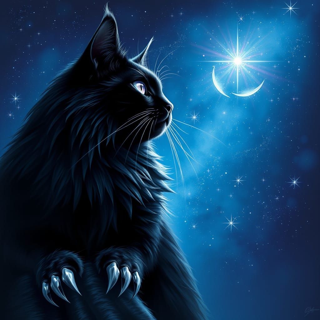 Violet, a cat from the planet Jarvis…