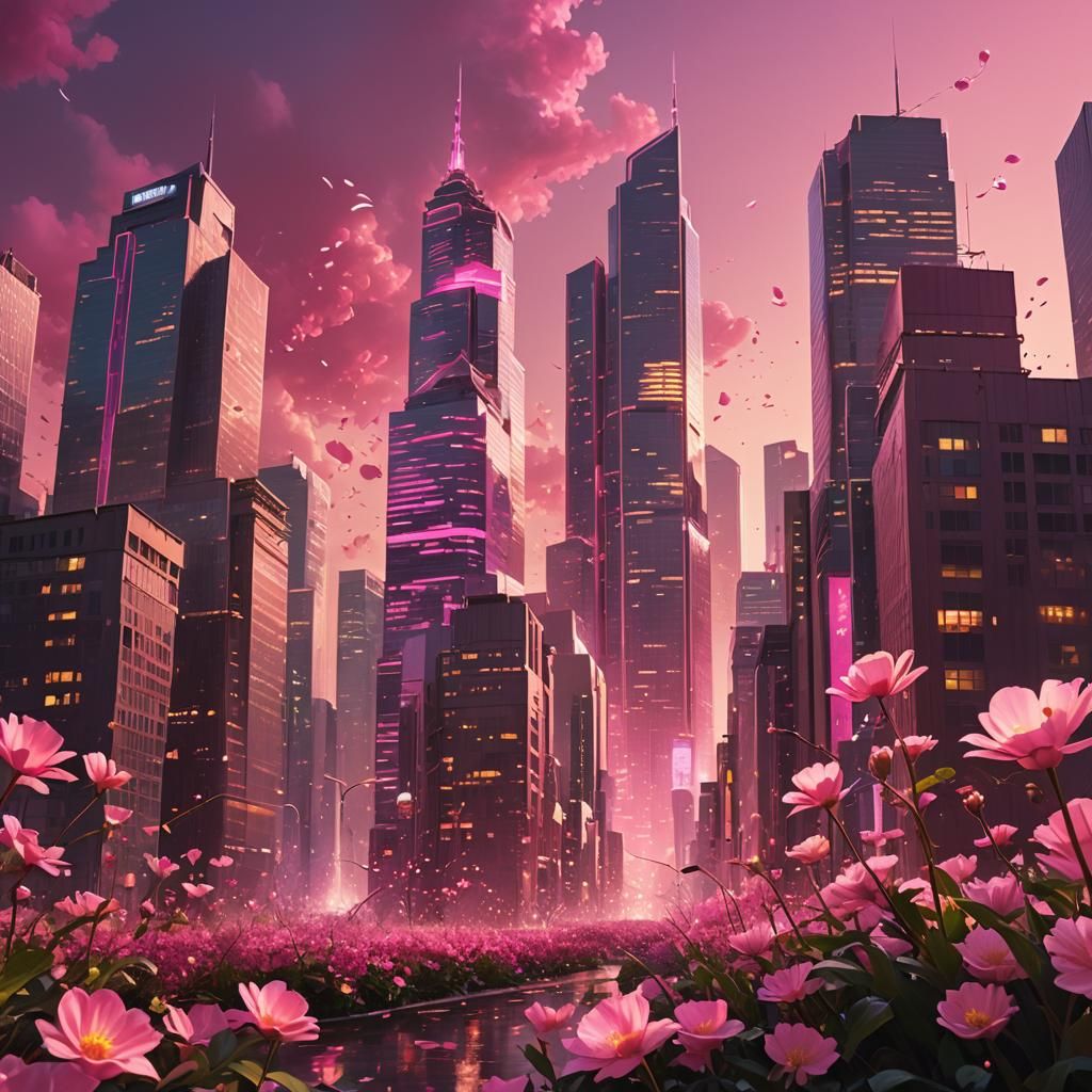 Pink City  by @Lefteris Michael
