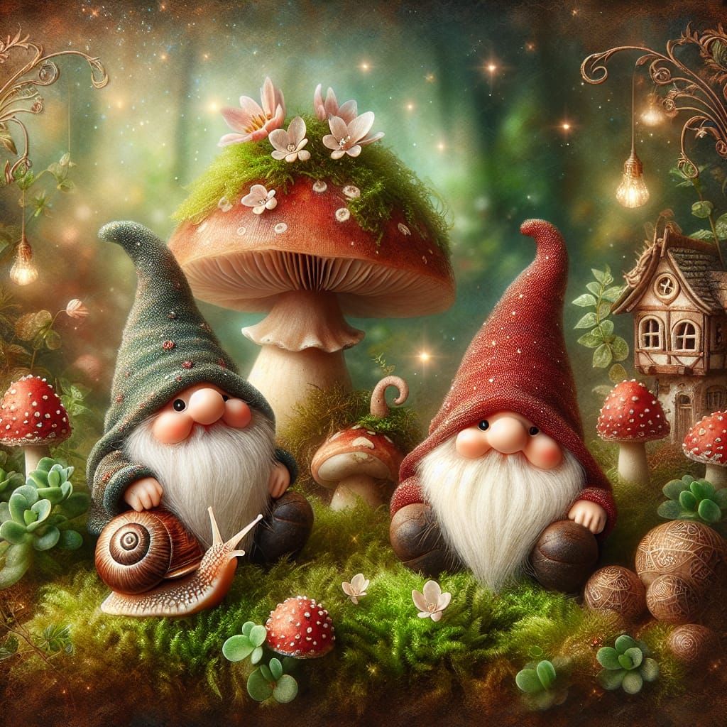 Sweet Gnomes  by @Angelicallxx