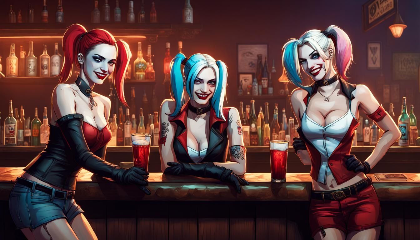 Jeannette from the Vtmb. Jinx from League of Legends. Harley Quinn - AI  Generated Artwork - NightCafe Creator