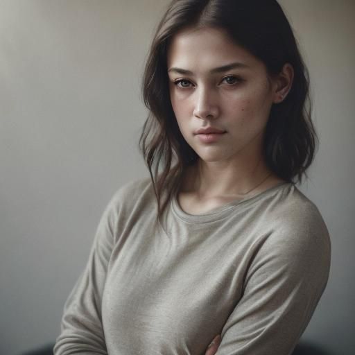 <lora:Woman Lora model:1.0> A woman age 20 wearing black shirt 