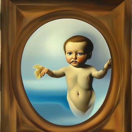 strange ghost baby