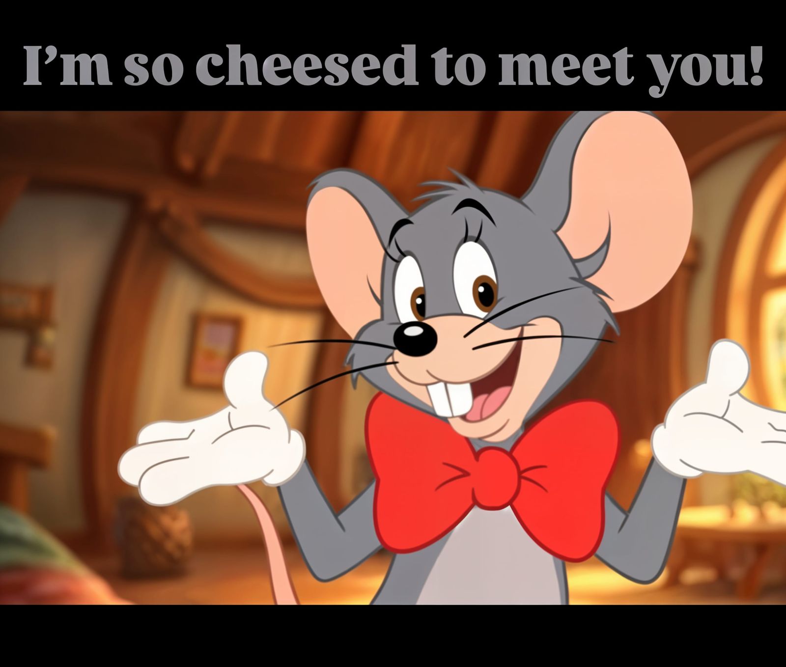 I’m so cheesed to meet you!