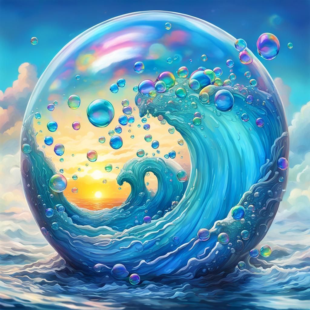 Soap Bubbles  by @Liz