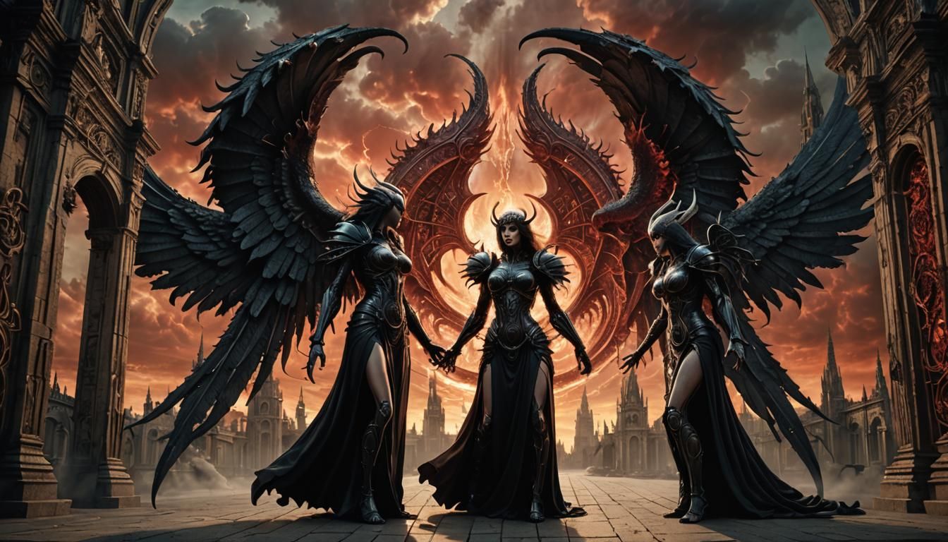 In front of the gates of infinity.