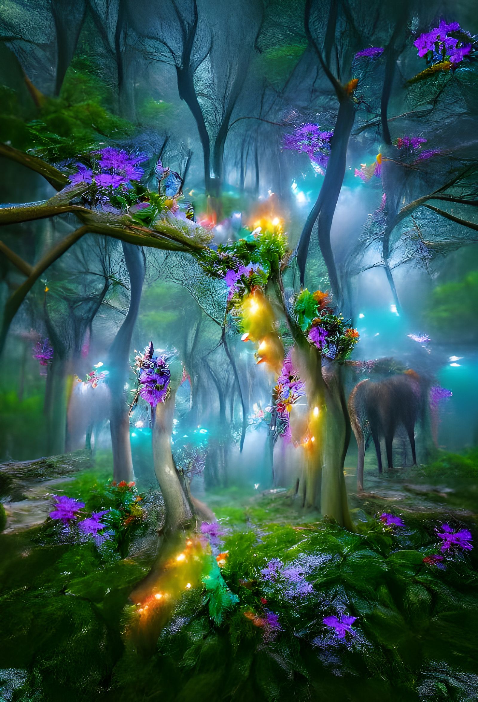 fairies in the forest