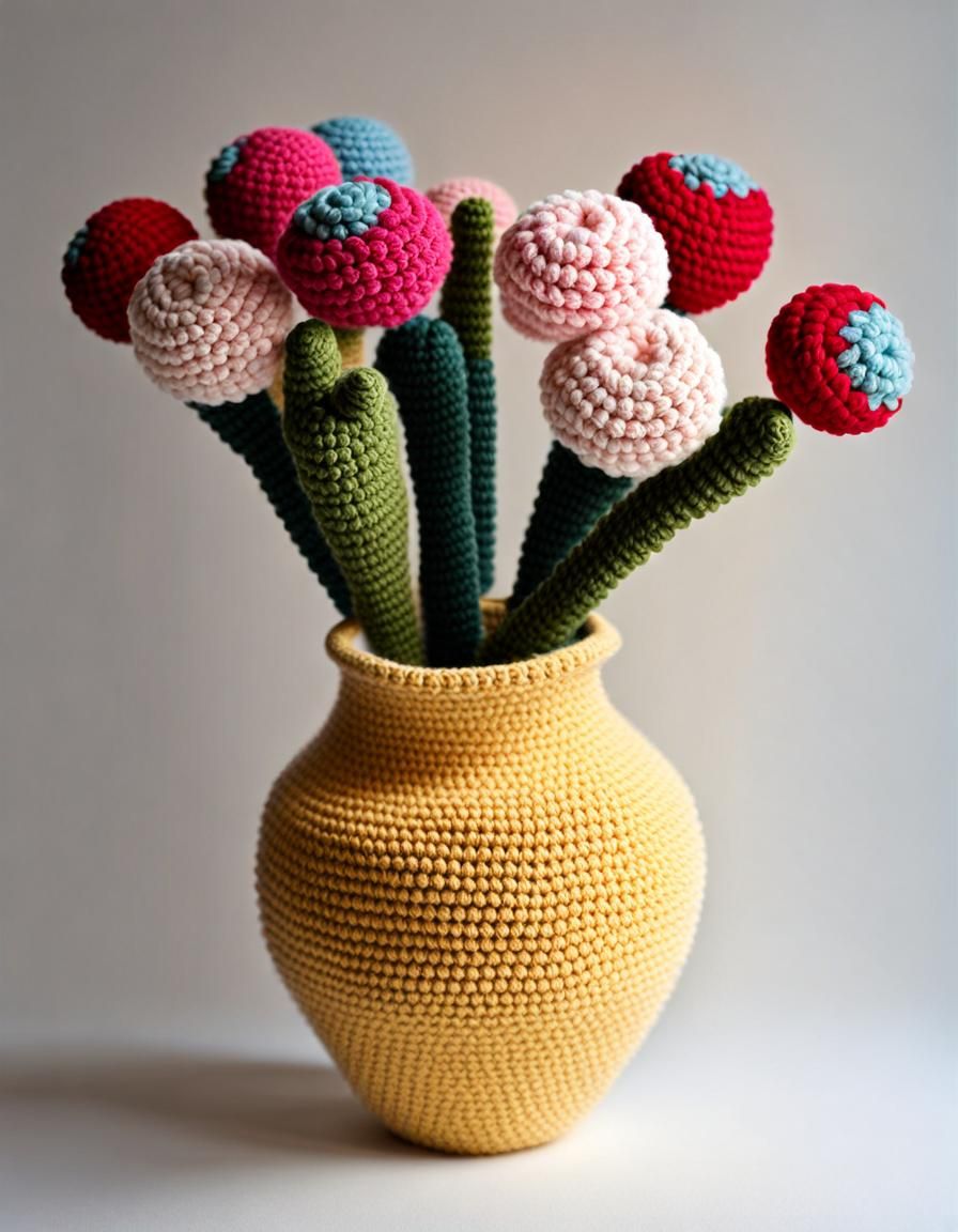 Vase, Amigurumi