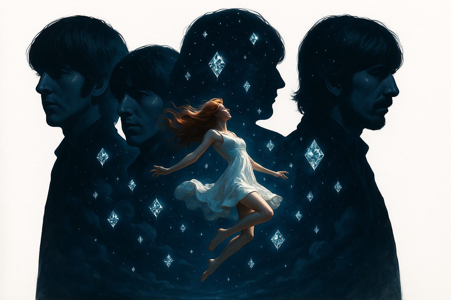 Lucy in the sky with diamonds