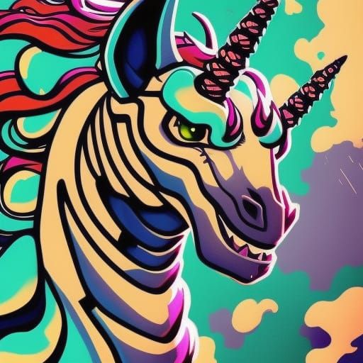 Unicorn dragon hybrid