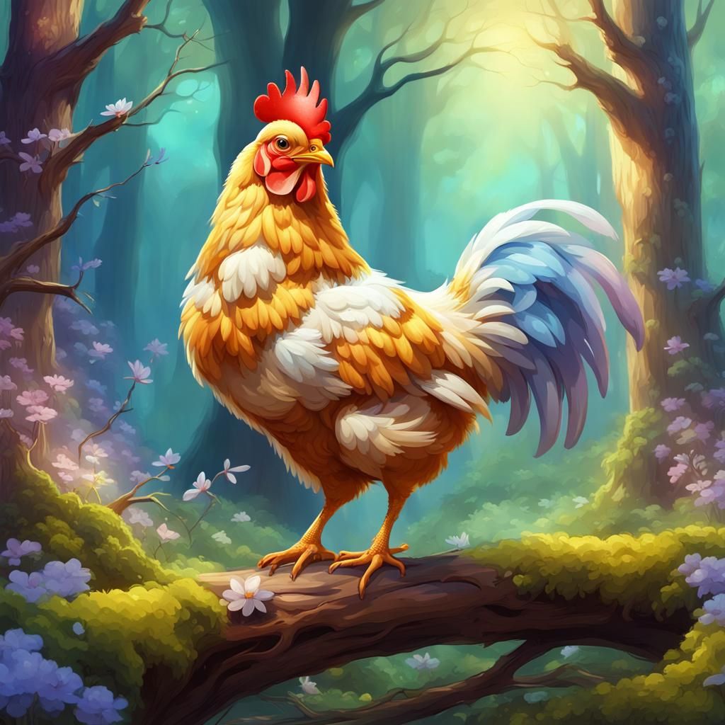 A Chicken - AI Generated Artwork - NightCafe Creator