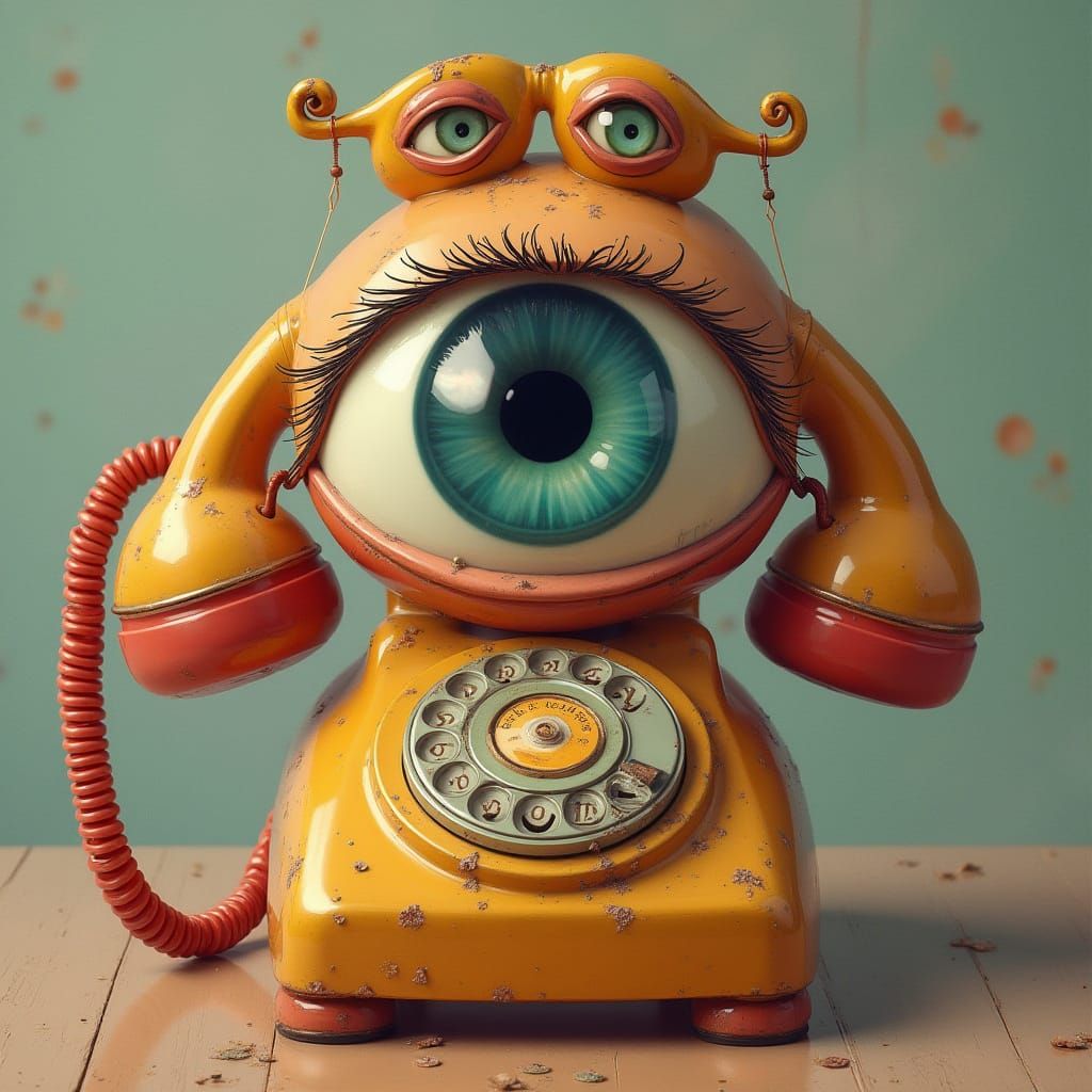 Rotary Dial Eye-phone