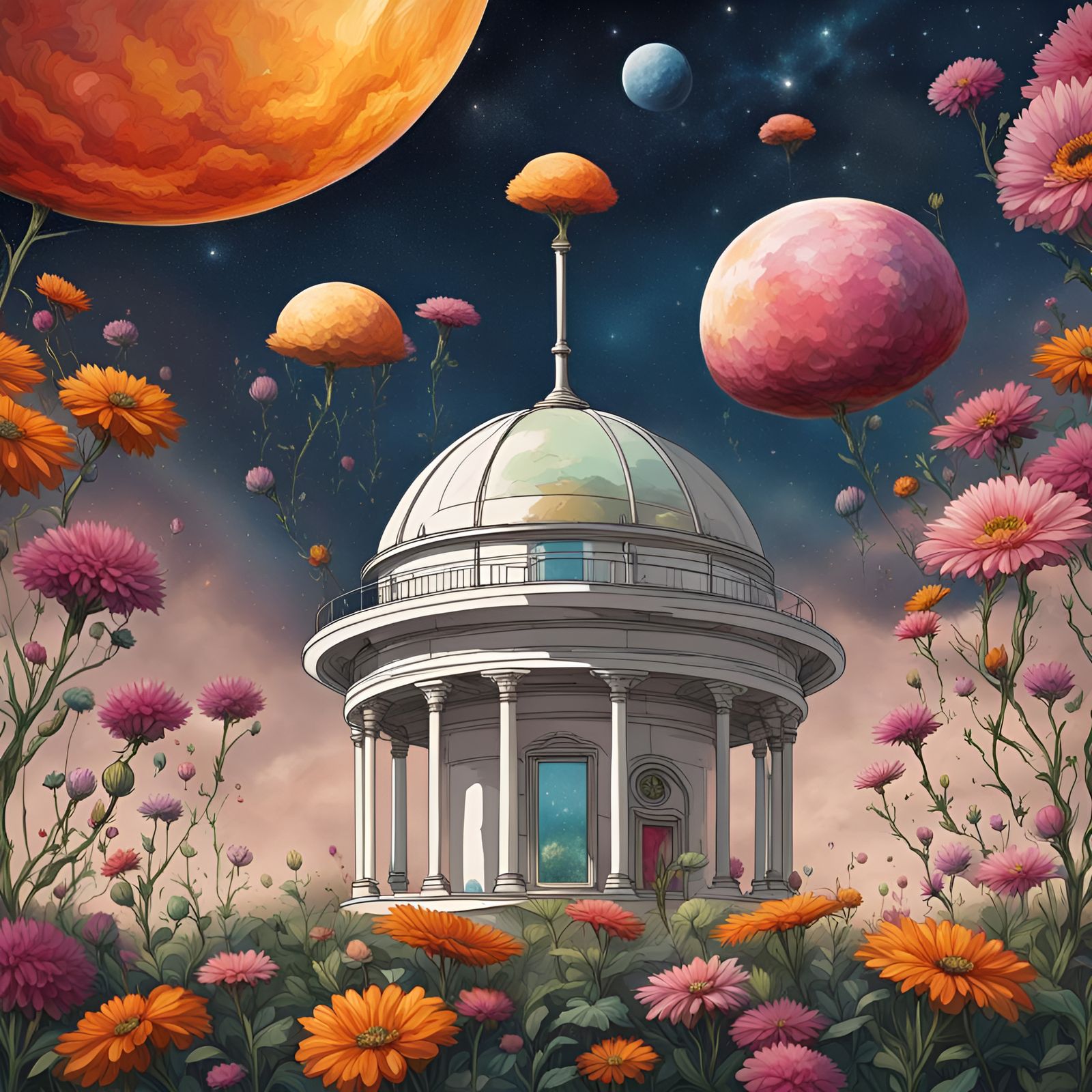 Alien world after the war