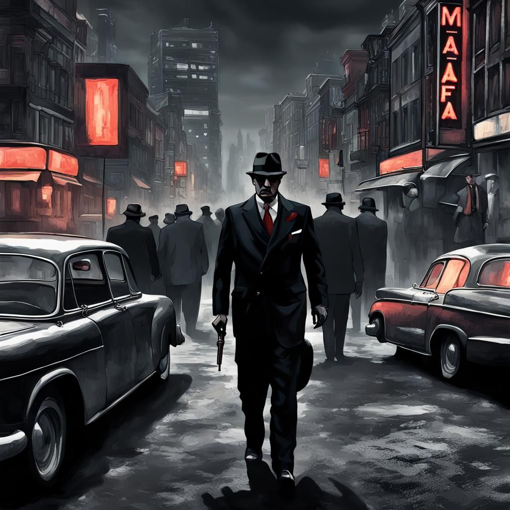 Mafia Game - Ai Generated Artwork - Nightcafe Creator