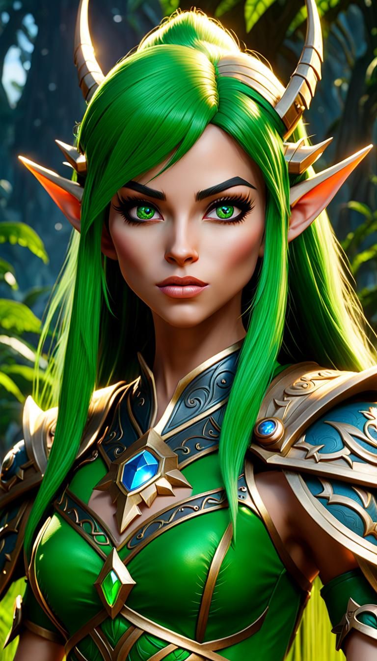 Ysera Daughter - AI Generated Artwork - NightCafe Creator