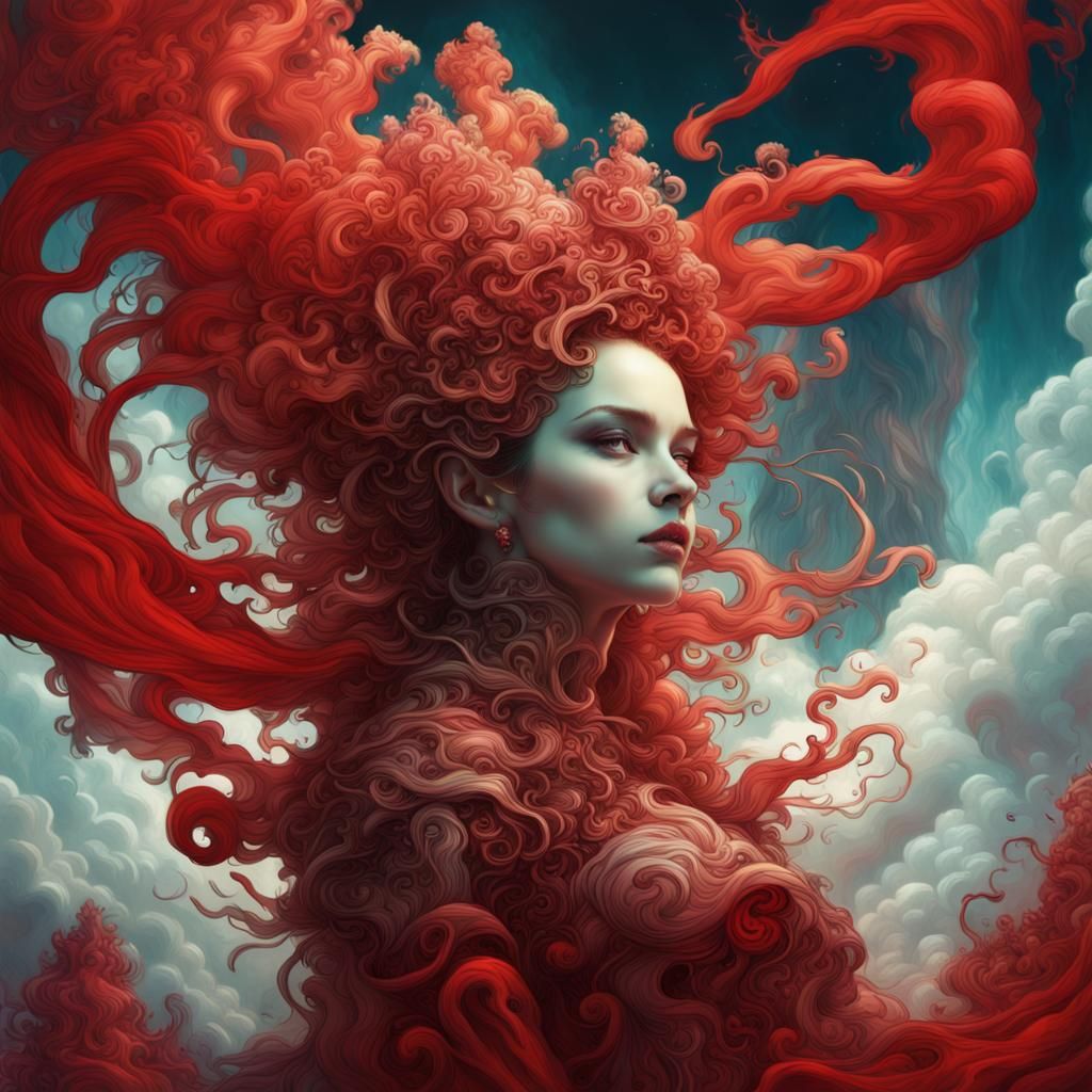 The Red Queen - AI Generated Artwork - NightCafe Creator