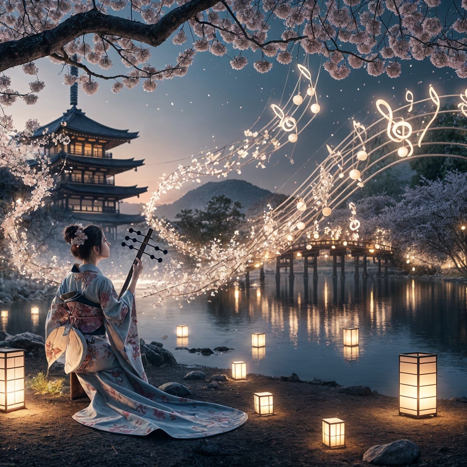 "Serenade Under the Sakura"  by @MRNGSTVR