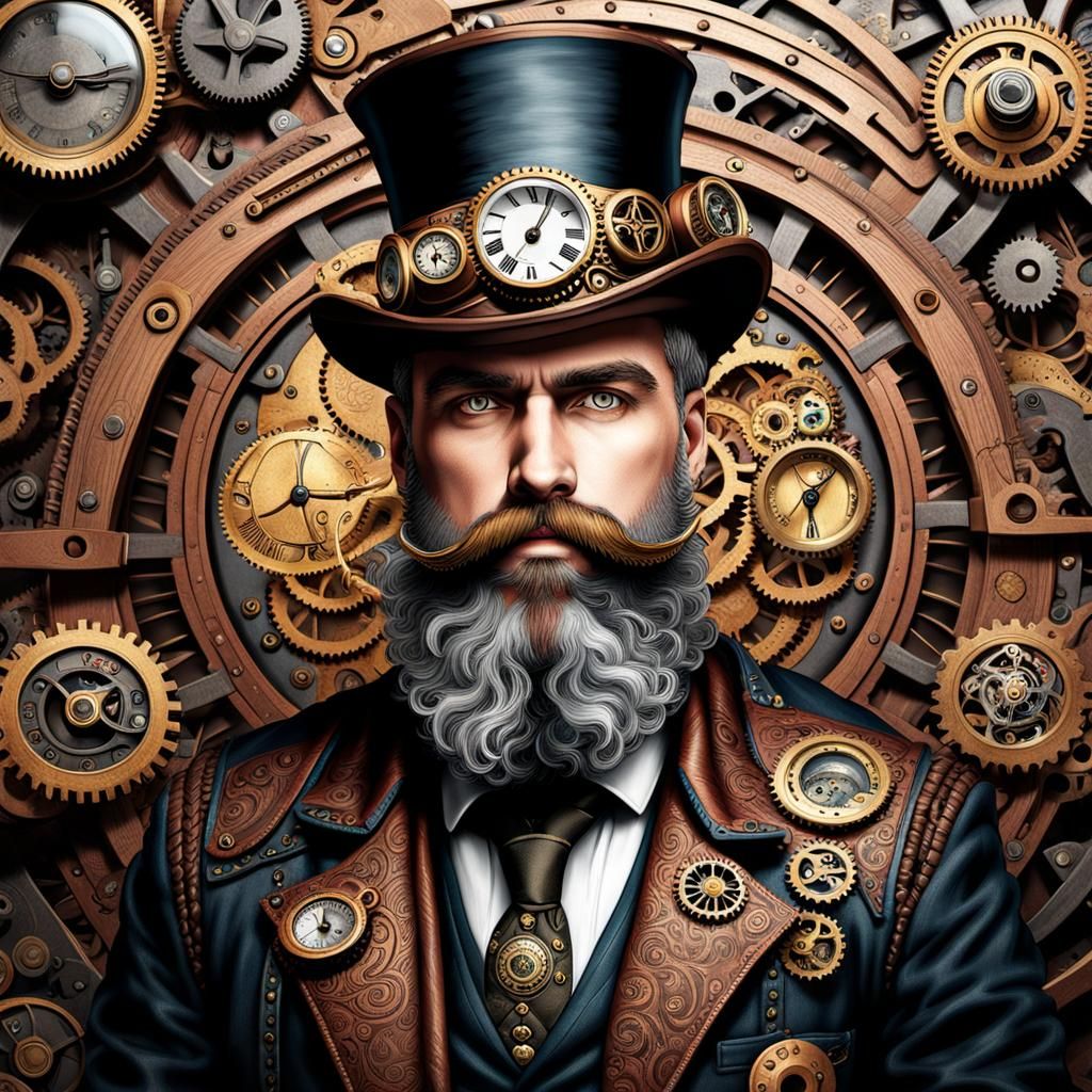 'A Steampunk Man'  by @BillyD