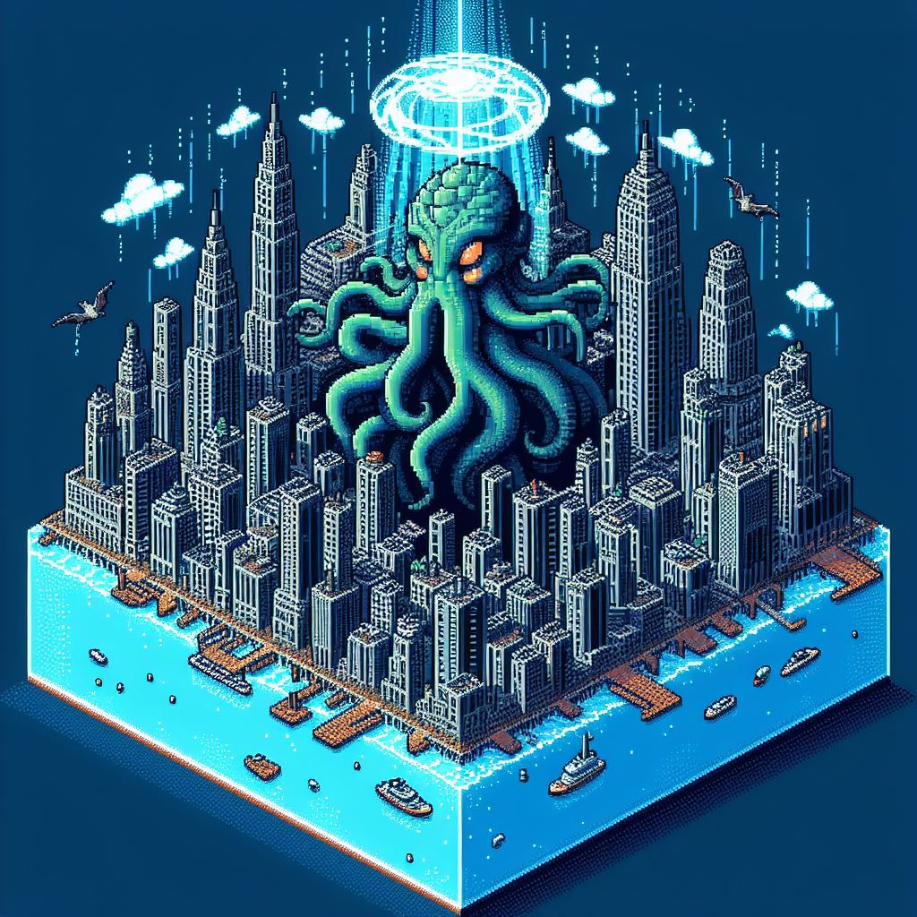 Cthulhu City Isometric Map