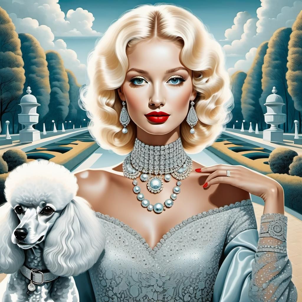 Lady and Poodle