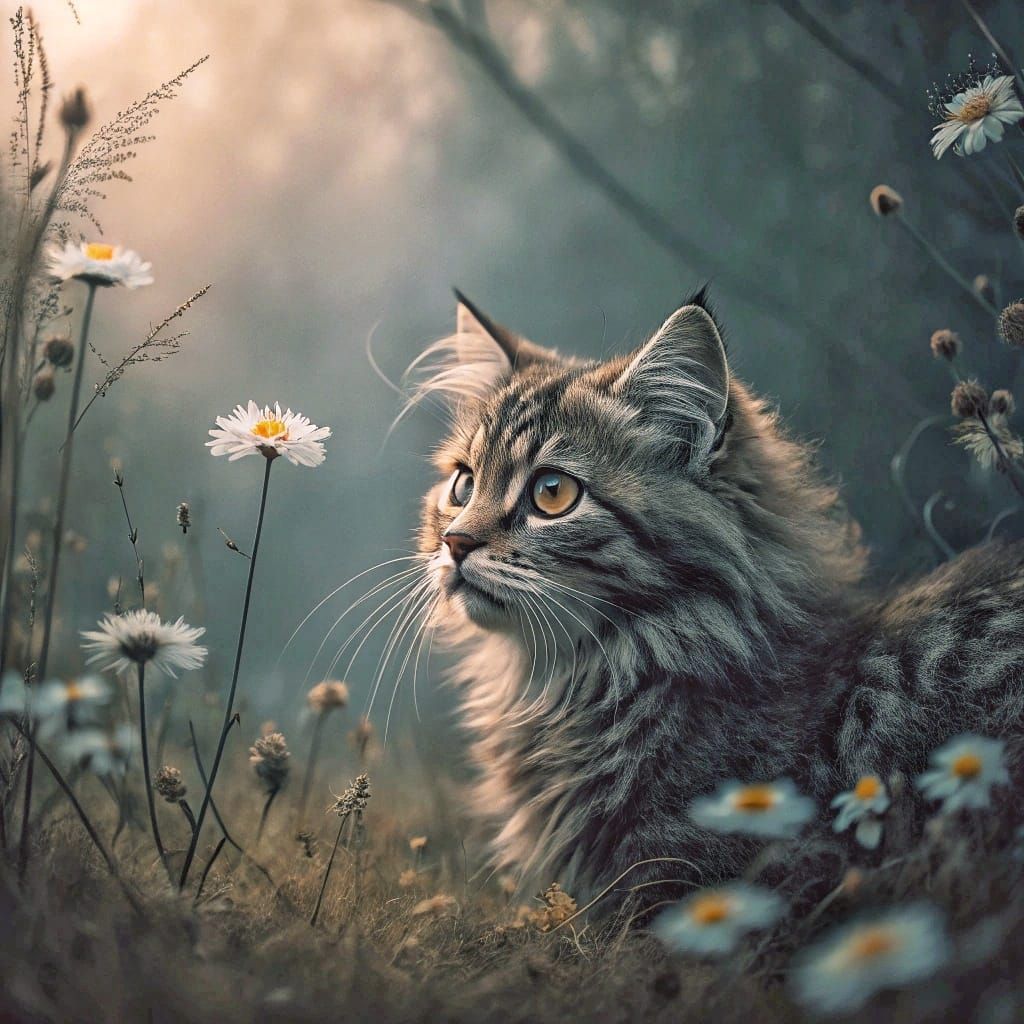 Cat Flowers 😸😸😁