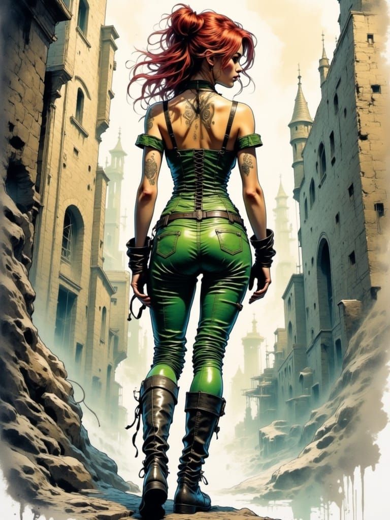 <lora:SpectraGlorious:1.0> Comic popart, captivating graphic novel masterpiece cinematic badass graphic art style full fantasy portrait view...