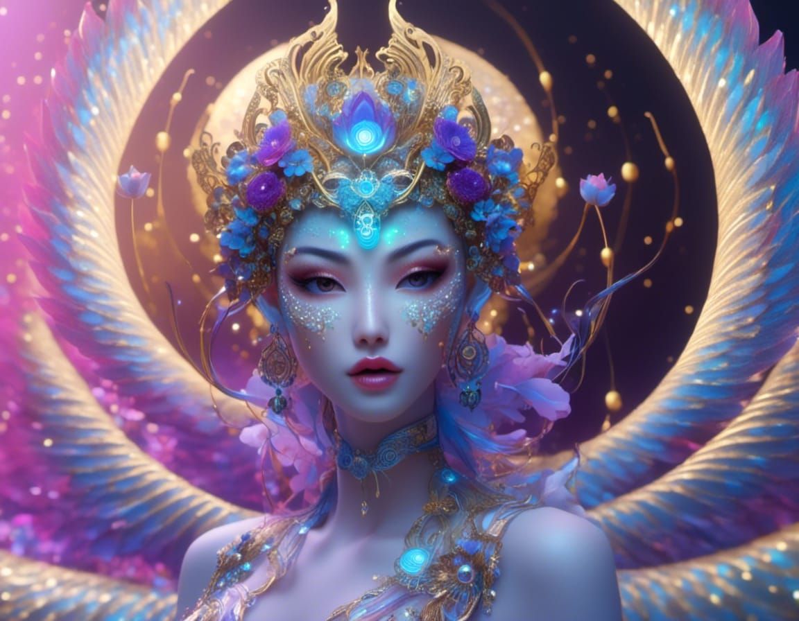 <lora:Lotus:1.0> Goddess portrait 