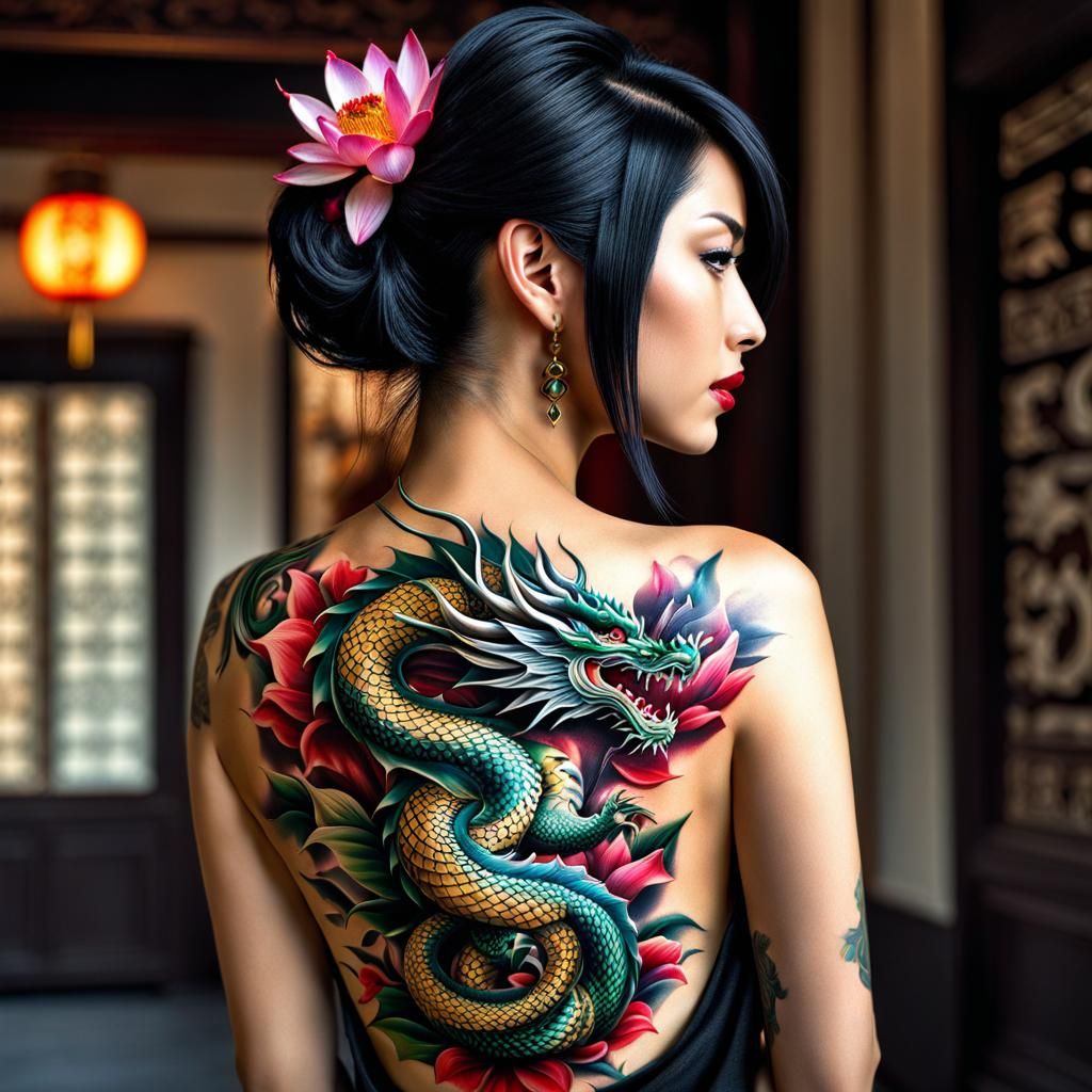 Dragon tattoo - the black hat tattoo