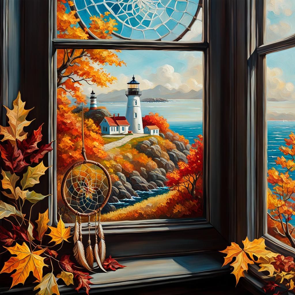 Autumn by the shore