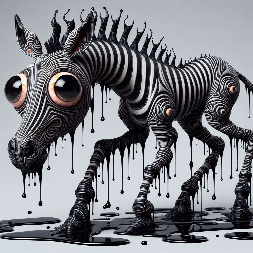 Weirdly shaped zebras