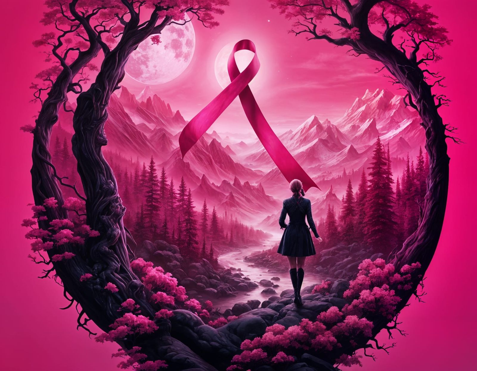 Pink Ribbon   by @WILLB