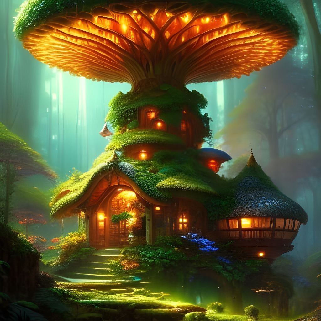 Mushroom Manor  by @Swiss Army Squid