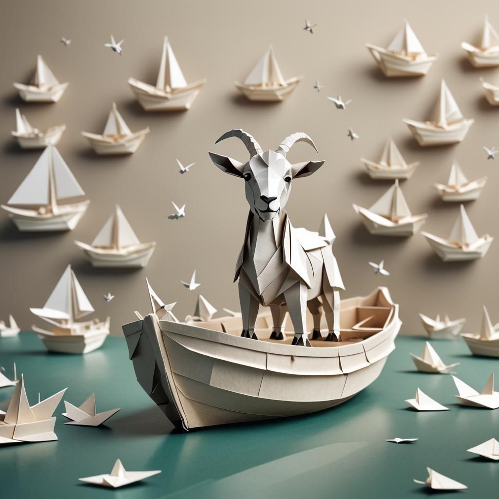 goat on a boat