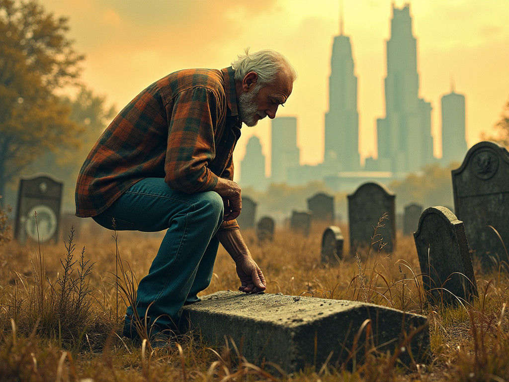 Post-Apocalyptic Cemetery Act of Defiance