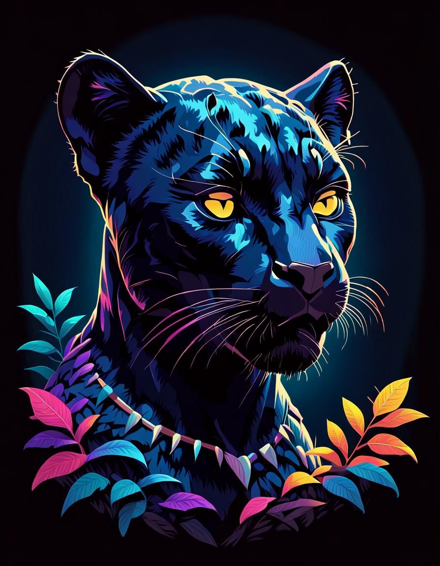 Panther Power … - AI Generated Artwork - NightCafe Creator