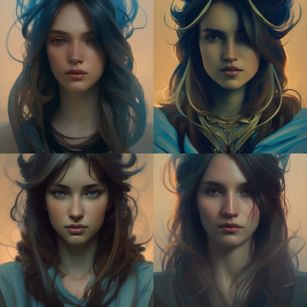 DnD Half-Elf - AI Generated Artwork - NightCafe Creator