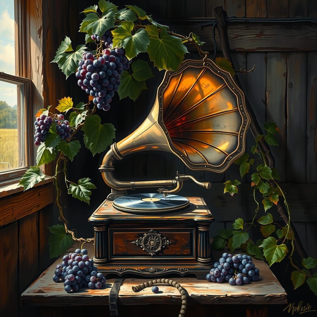 Food for body and soul hidden in an abandoned barn  by @Staircase Flash