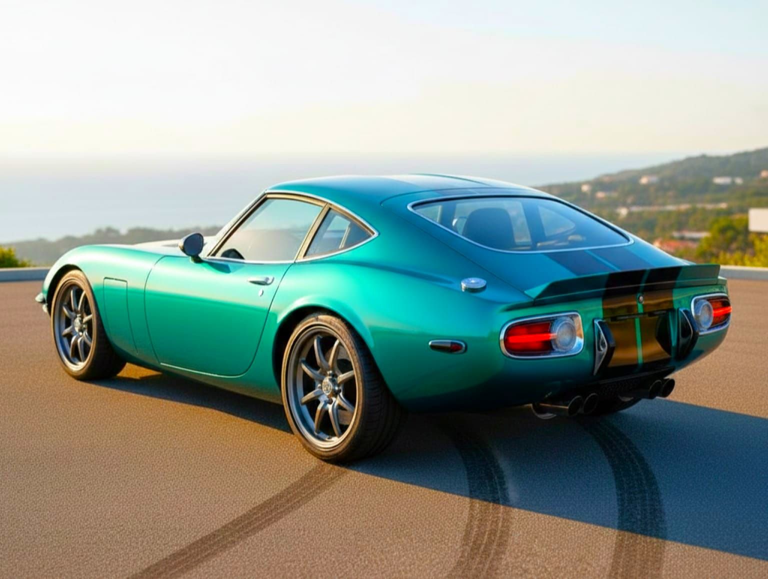 Toyota 2000GT Spy Spec Edition, Rear View