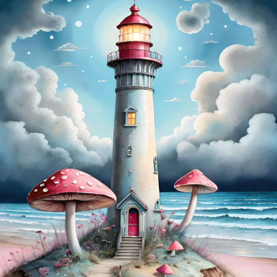 The Lighthouse that grows Mushrooms!