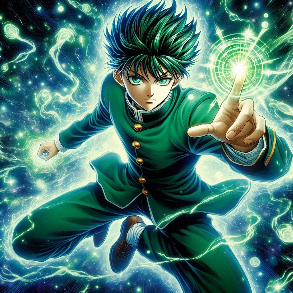 Yusuke Urameshi from YuYu Hakusho  by @Alan